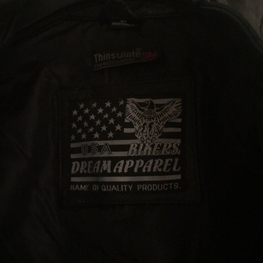 Black biker jacket